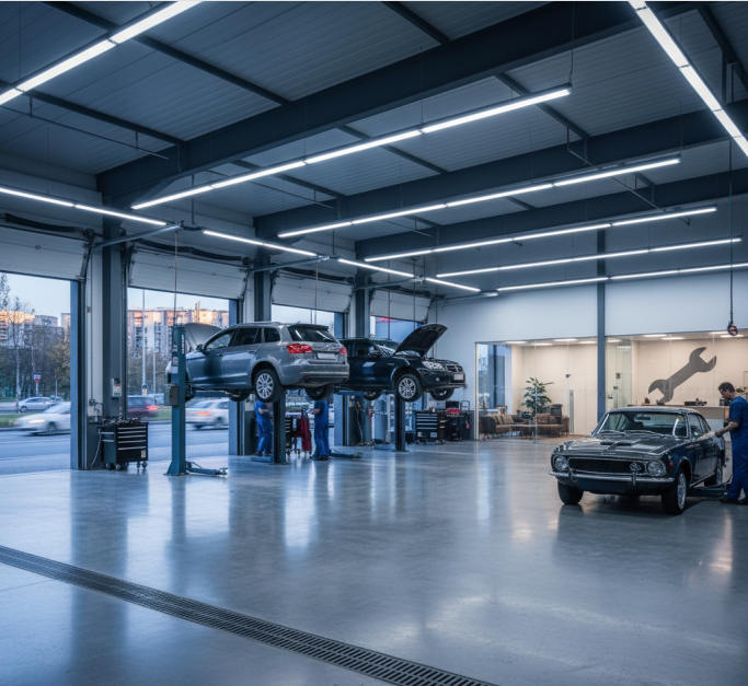 Garage auto, Québec